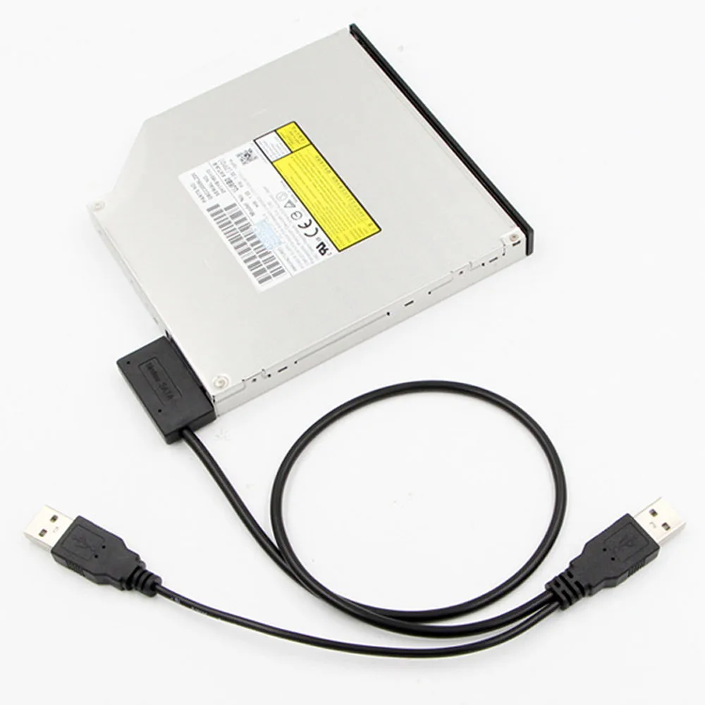 CHIPAL USB 2 0 до 6 + 7 13Pin Slimline тонкий кабель SATA с внешним USB2.0 Питание для ноутбука CD ROM DVD