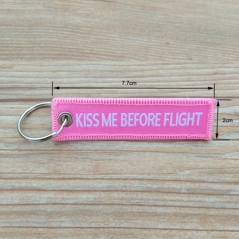Брелок для ключей с надписью Kiss Me Befor 20 шт./лот 7 7*2 см | Украшения и аксессуары