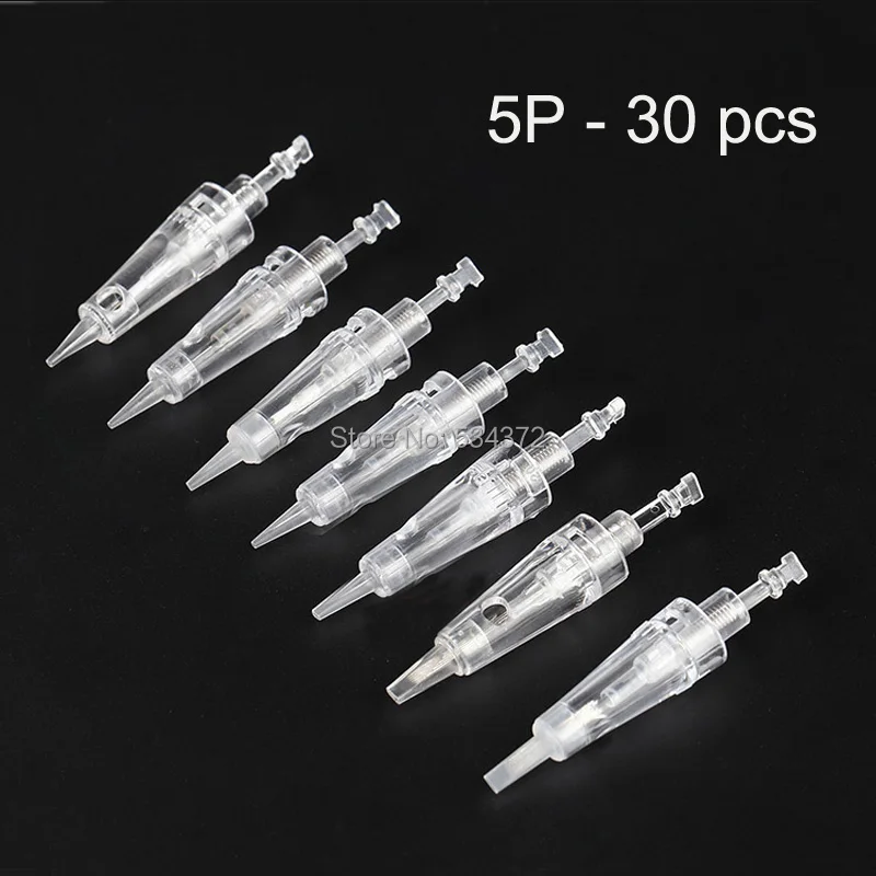 Cartridge -5P Профессиональный беспроводной Перманентный макияж бровей татуировки ручка с картриджем - Цвет: Cartridge -5P