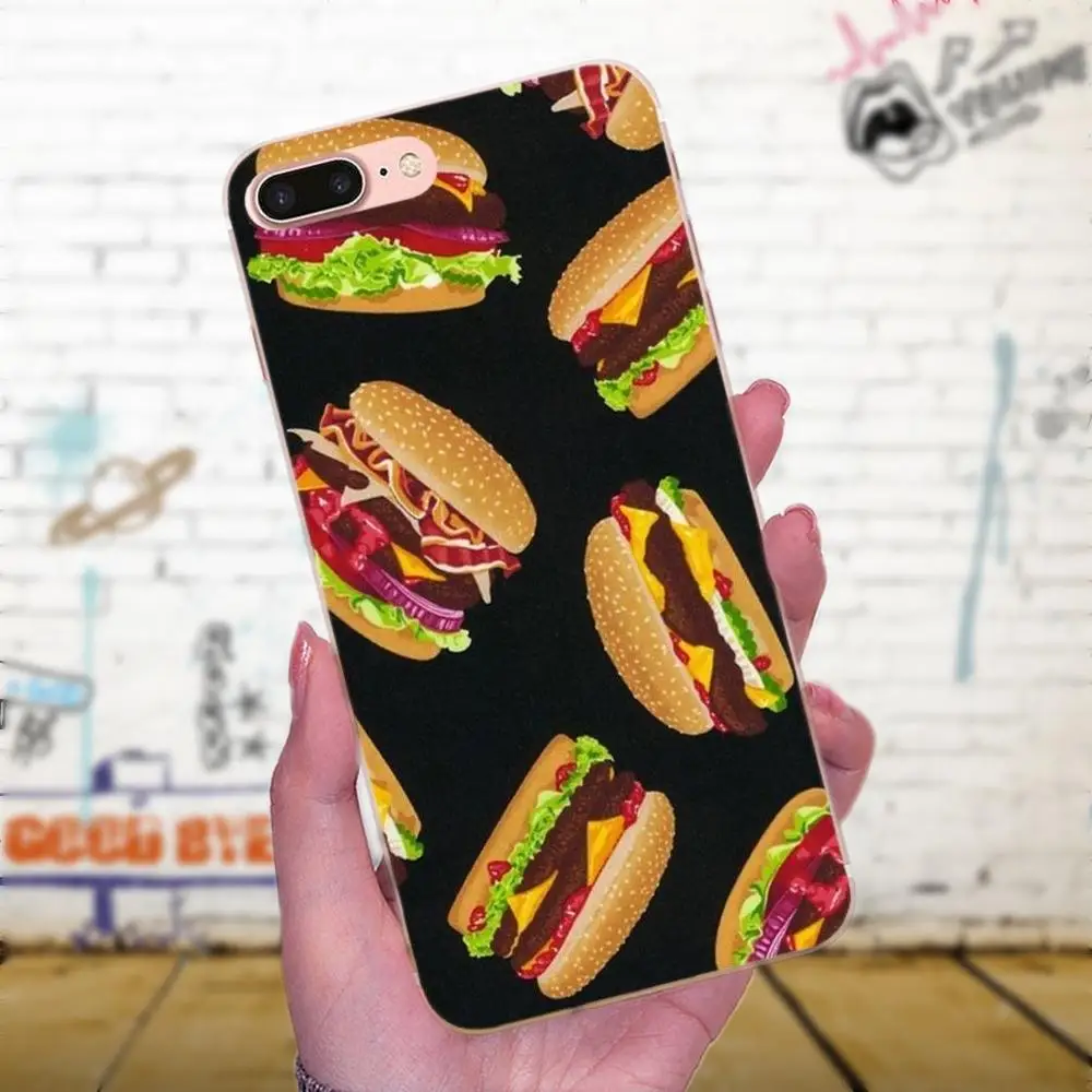 Мягкая модная гамбургерная фаст-фуда для LG Nexus 5 5X G2 G3 mini spirit G4 G5 G6 K4 K7 K8 K10 2017 V10 V20 V30