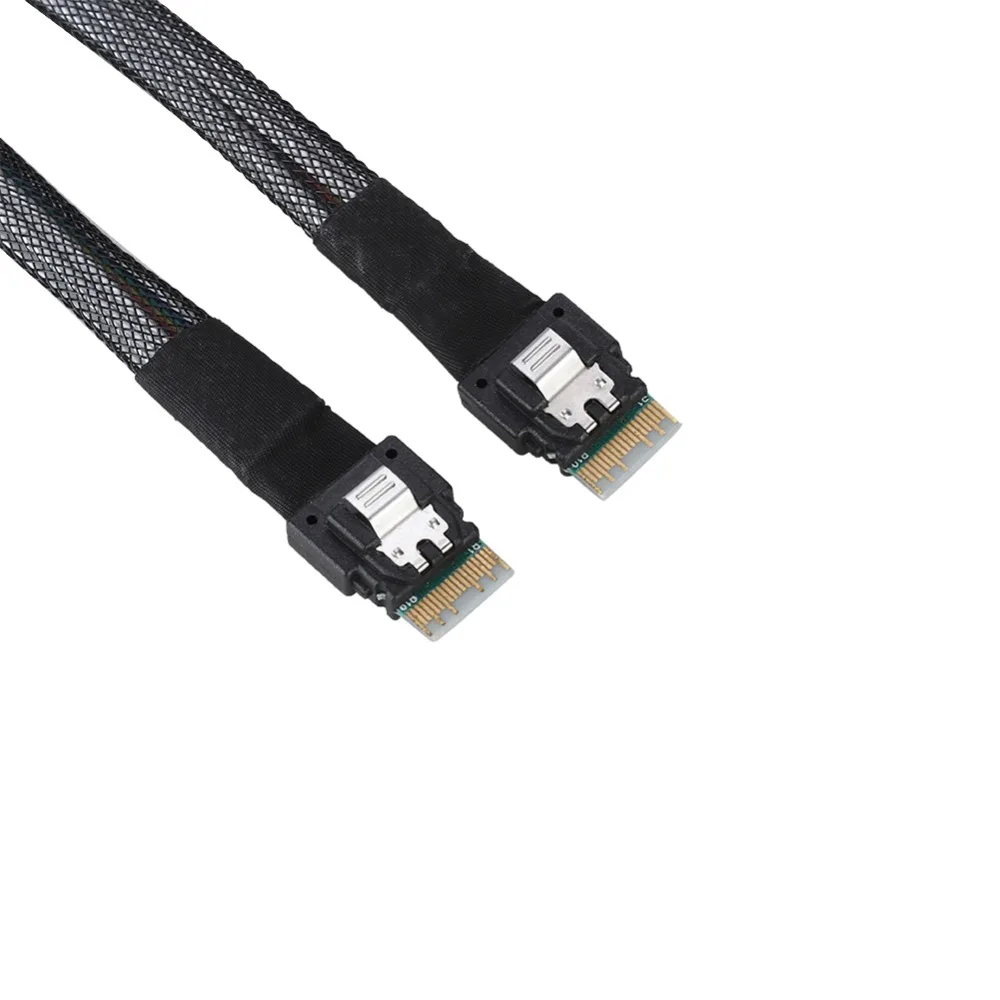Cabledeconn SAS 38P SFF-8654 серверный жесткий диск HDD кабель для передачи данных 0 5 м-1 м |