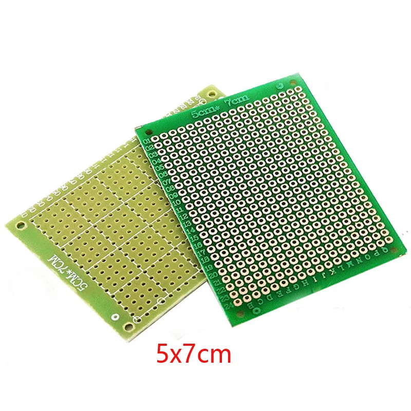 5 шт. 5*7 см односторонняя PCB универсальная печатная плата эксперимента FR 4 пластина