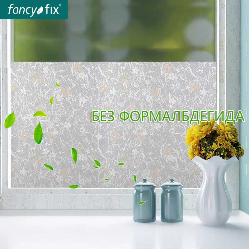 Fancyfix без клея повторно пленки Водонепроницаемый легко чистить стекло на окна