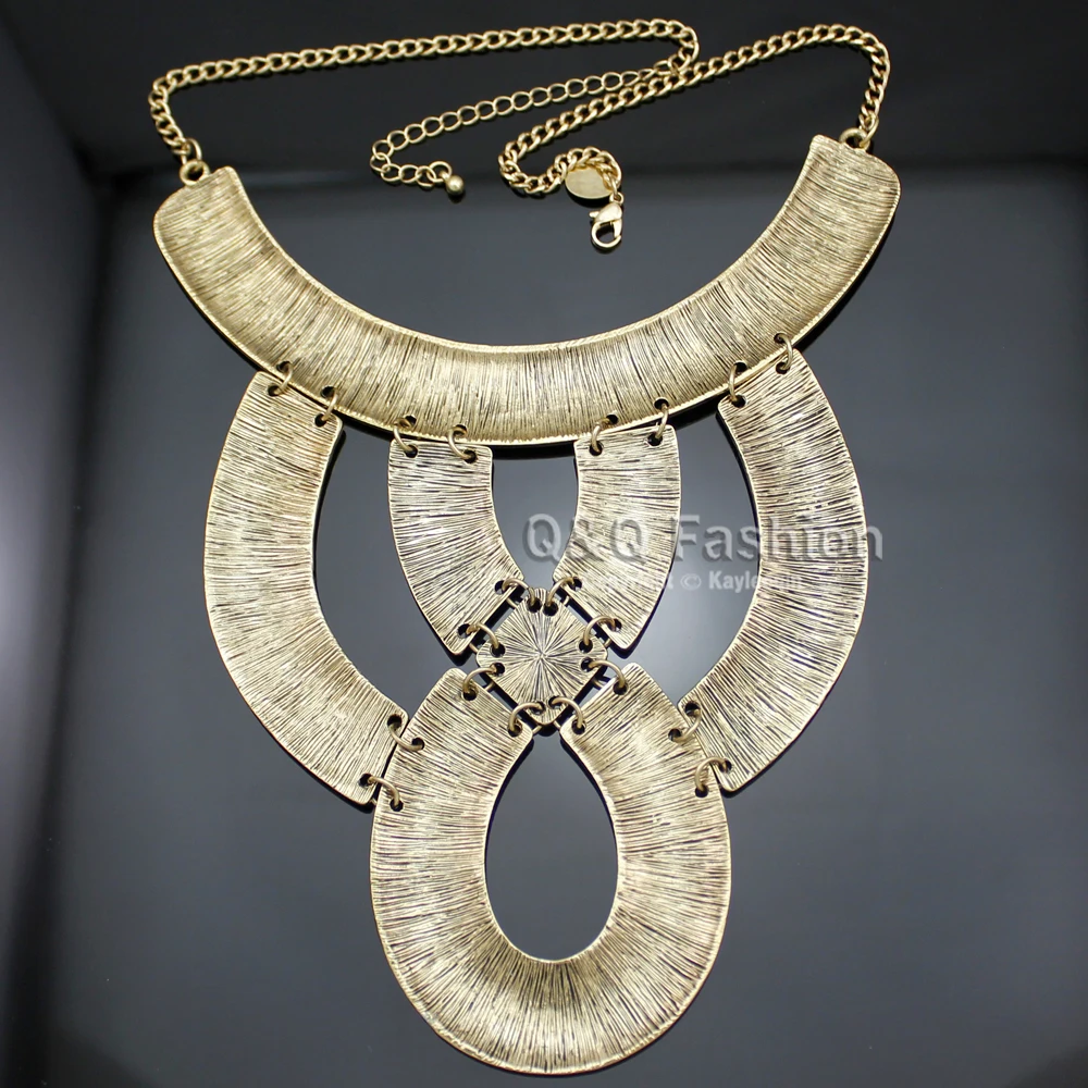 Винтажный Золотой кулон Клеопатра с узелком резная змея цыганский чокер большой