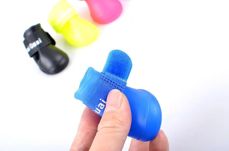 Новая милая собака сапоги Водонепроницаемый защитный резиновый силиконовый