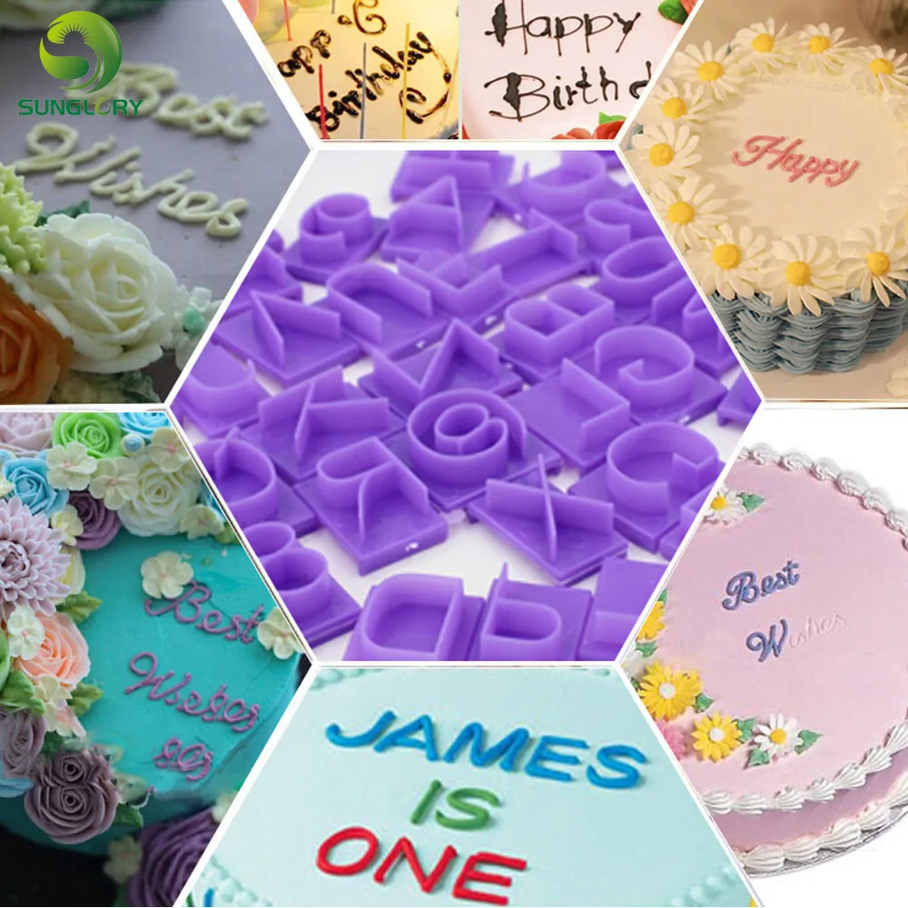 Набор пластиковых формочек для печенья сделай сам 85 шт.|cake mold fondant|moldes fondantcutter number |