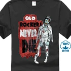 Модные мужские футболки новые ретро крутые рок-ролл Панк футболки Harajuku дизайн хипстерские футболки старые рокеры никогда не умрёт