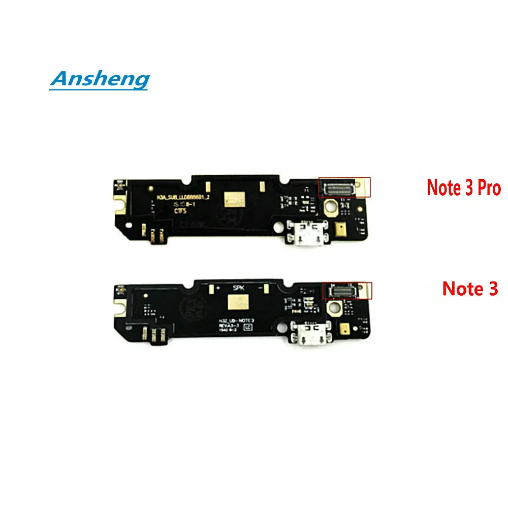 Ansheng плата микроподключения док-станции USB порт для зарядки гибкий кабель