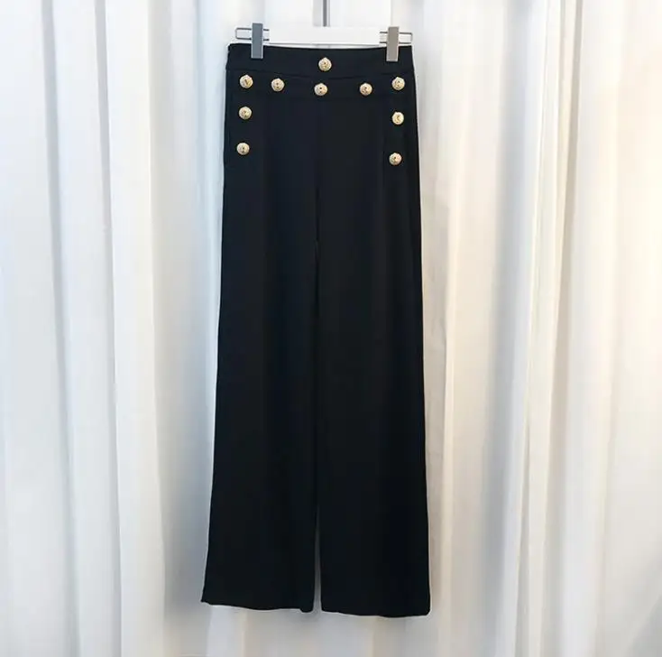 black pants OL офисный женский Блейзер костюм женский комплект 2 шт. костюмы элегантные рабочие брюки костюмы с отложным воротником без рукавов двубортный Блейзер брюки - Цвет: black pants