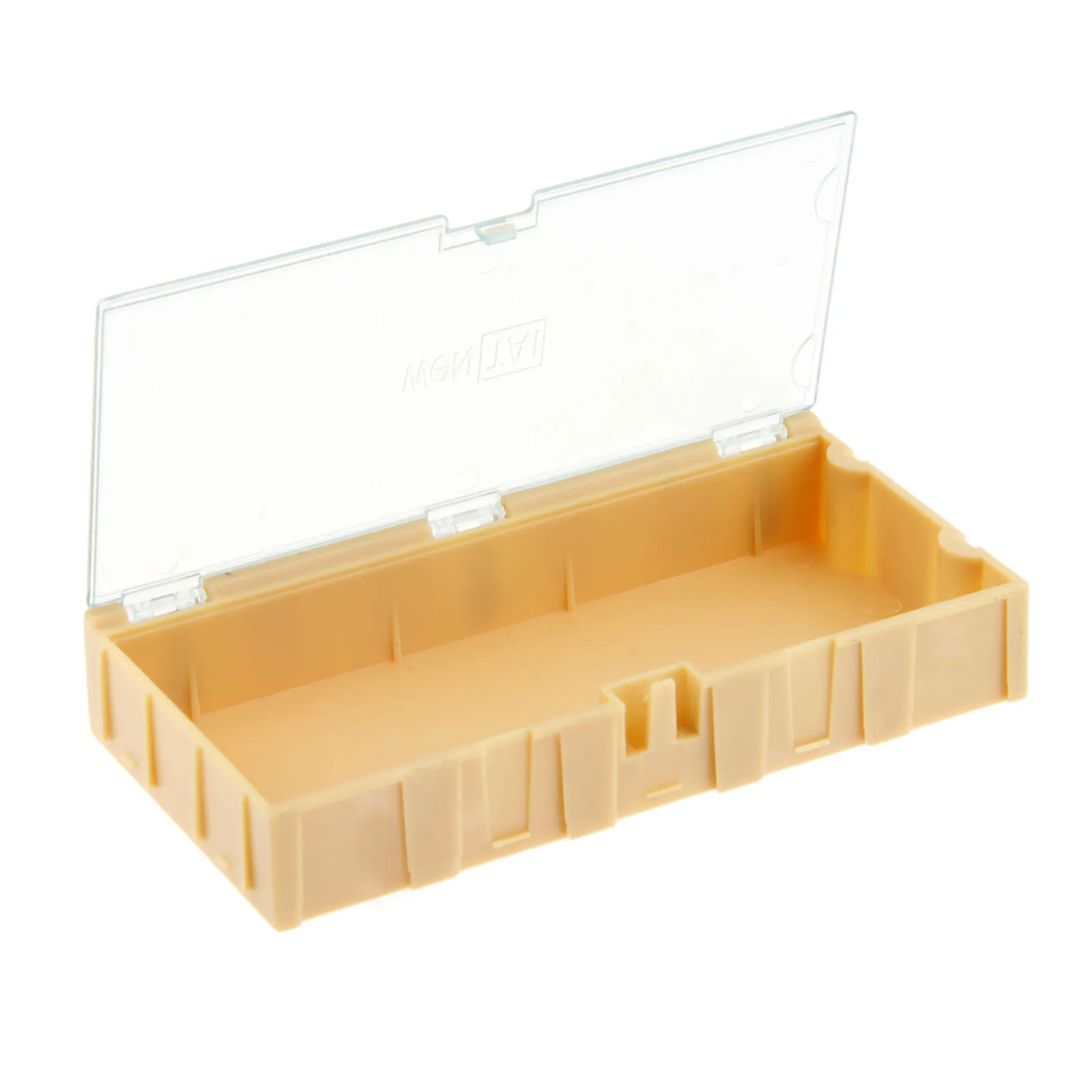 

DRELD 1Pc 4# Yellow Component Storage Box Square IC Components Boxes SMT SMD Combination Boxes Tool Plastic Case 125*63*21mm
