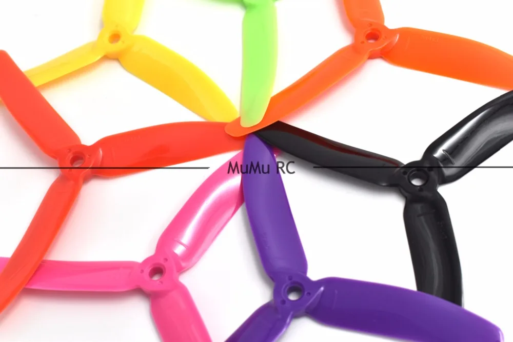 Винты Опора 5 "5040 3 Лезвия 5x4x3 CW CCW Мульти цвет Для RC DIY QAV250 250 Гонки Quadcopter Мини