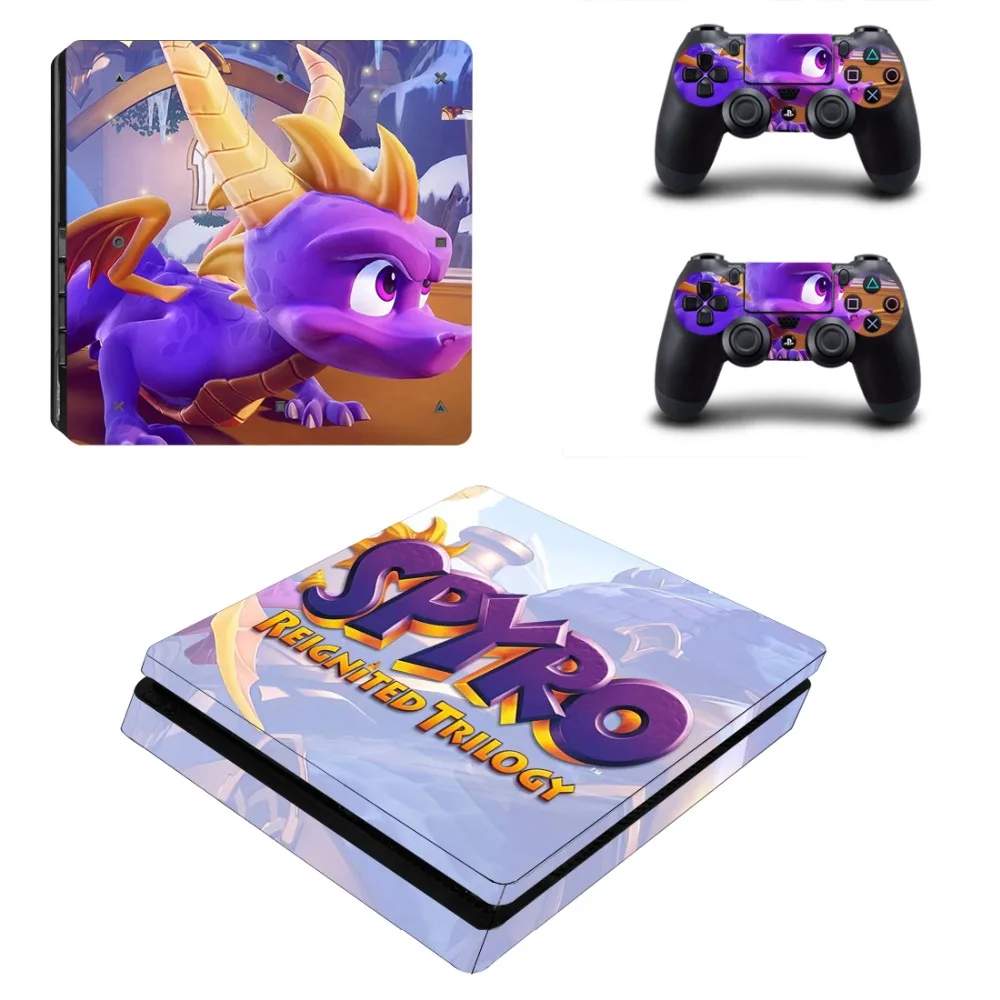 Игра Spyro Дракон PS4 тонкий переводная картинка наклейка для Sony PlayStation 4 консоли и 2