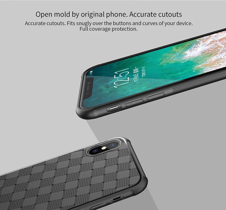 Nillkin Крышка корпуса ля iPhone X роскошный мягкий, силиконовый, из ТПУ Телефон чехол для iPhone 10 десять ударопрочный защитный щит тонкий гибкий