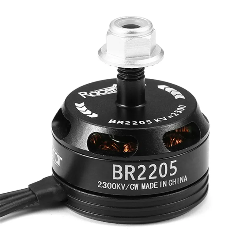 Racerstar Racing Edition 2205 BR2205 2300KV 2-4S бесщеточный двигатель CW CCW черный для QAV250 ZMR250 260 RC Drone