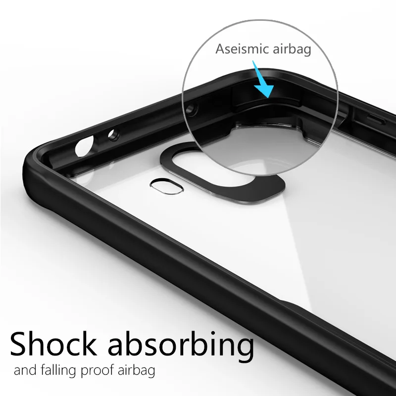 Toraise Protective Case For Samsung A8 2018 Cases TPU Acrylic Transparent Back Cover for Galaxy Plus Capa |