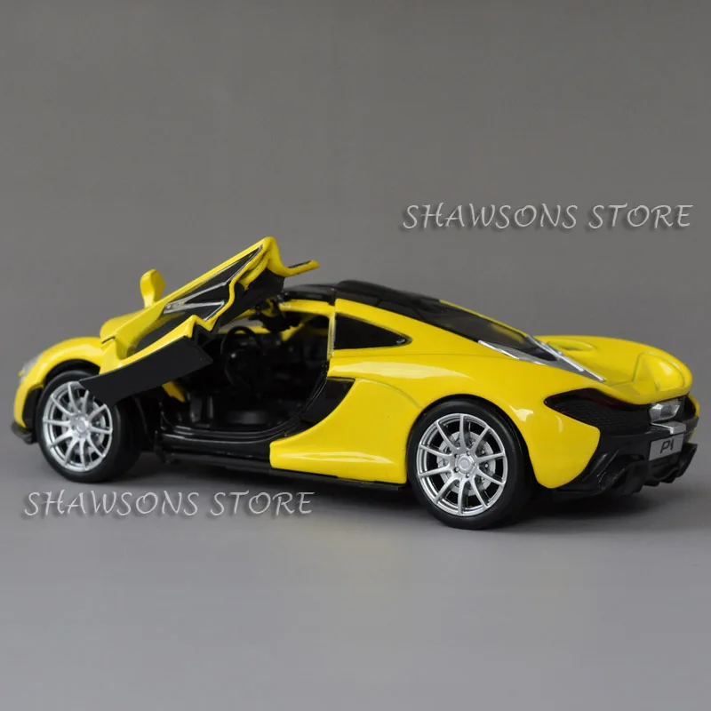 1:32 литой спортивный автомобиль модель игрушки McLaren P1 Реплика со звуком