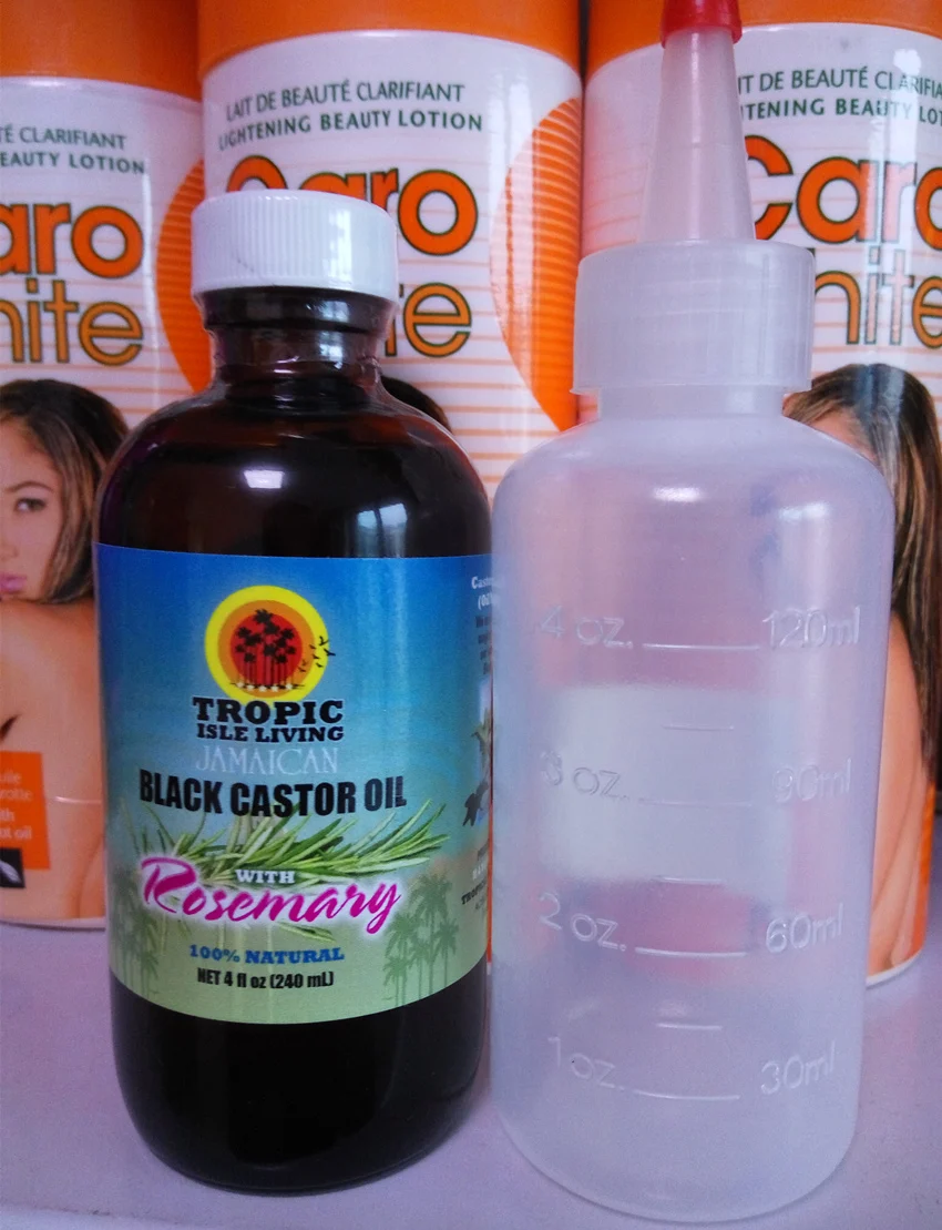 Масло касторовое черное с розмарином 4 унции (бесплатная бутылка) Jamaican|black castor oil|oil