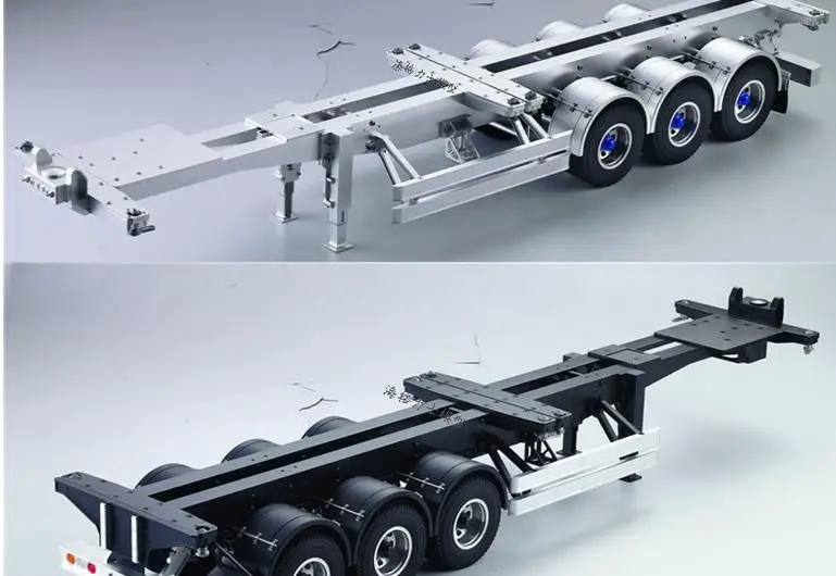RC металлический обновленный трейлер для 1/14 весы серии tamiya тракторный прицеп benz
