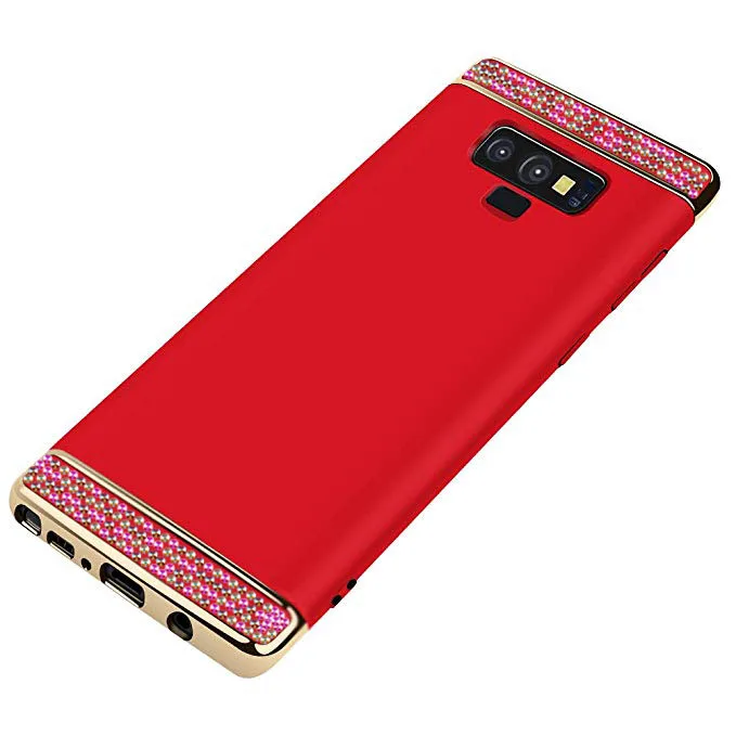 Чехол со стразами для Samsung Galaxy J6 Plus S8 S9 J4 + A7 A9 2018 твердый силиконовый чехол Note 9 8