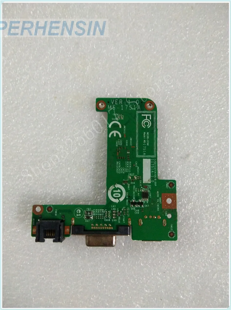 Оригинальный аккумулятор для ноутбука MSI FX700 FR700 MS 17511 1751 USB WLAN VGA доска