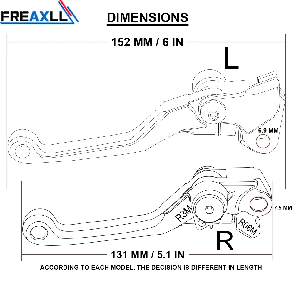 Рычаги тормоза и сцепления для мотоциклов Honda CRF450X CRF450 X CRF 450X2005-2017 с ЧПУ | Тормоза