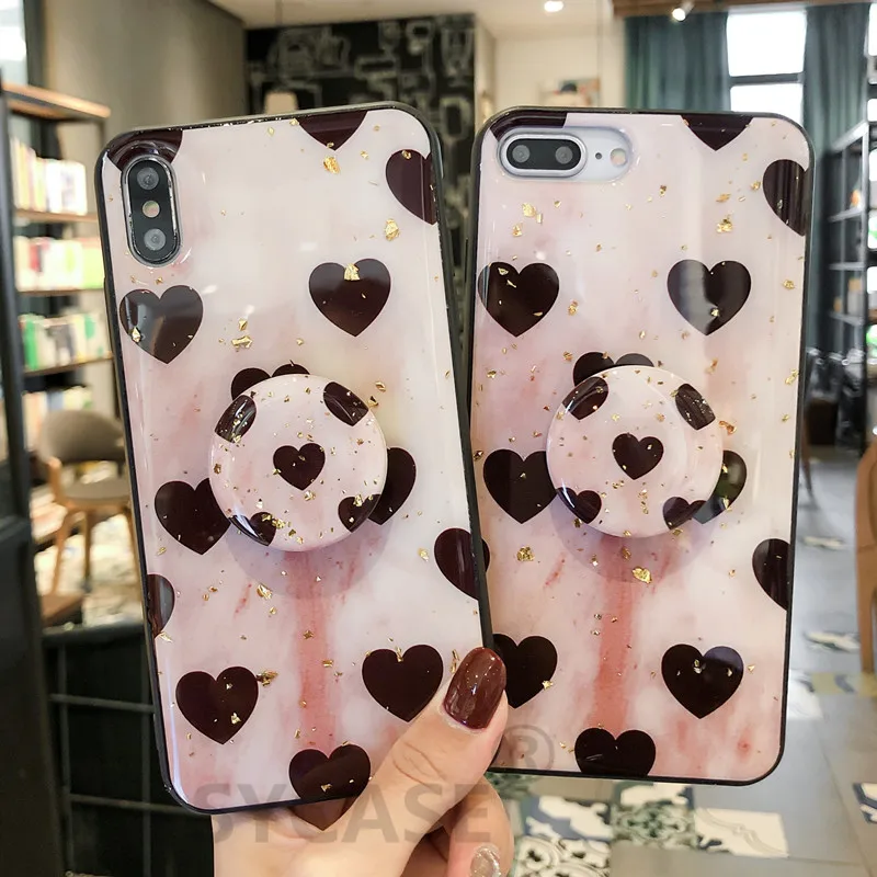 SYCASE новый роскошный эпоксидный Ретро Сращивание любовь оболочка для iPhone X Xs Xr xs max