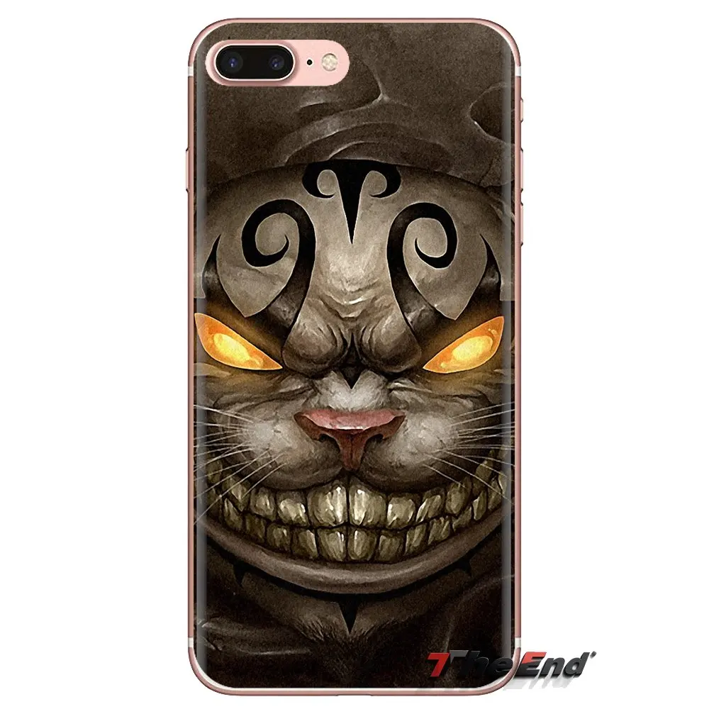 Мягкий чехол для Huawei G7 G8 P7 P8 P9 P10 P20 P30 Lite Mini Pro P Smart Plus 2017 2018 2019 Чеширский кот Алиса в
