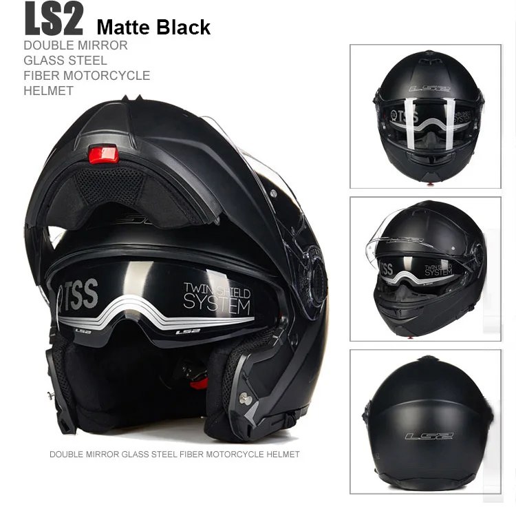LS2 FF325 откидной мотоциклетный шлем модульный КАСКО мото мужчина женщина capacete LS2 шлем с двойным объективом мотоциклетный шлем ECE