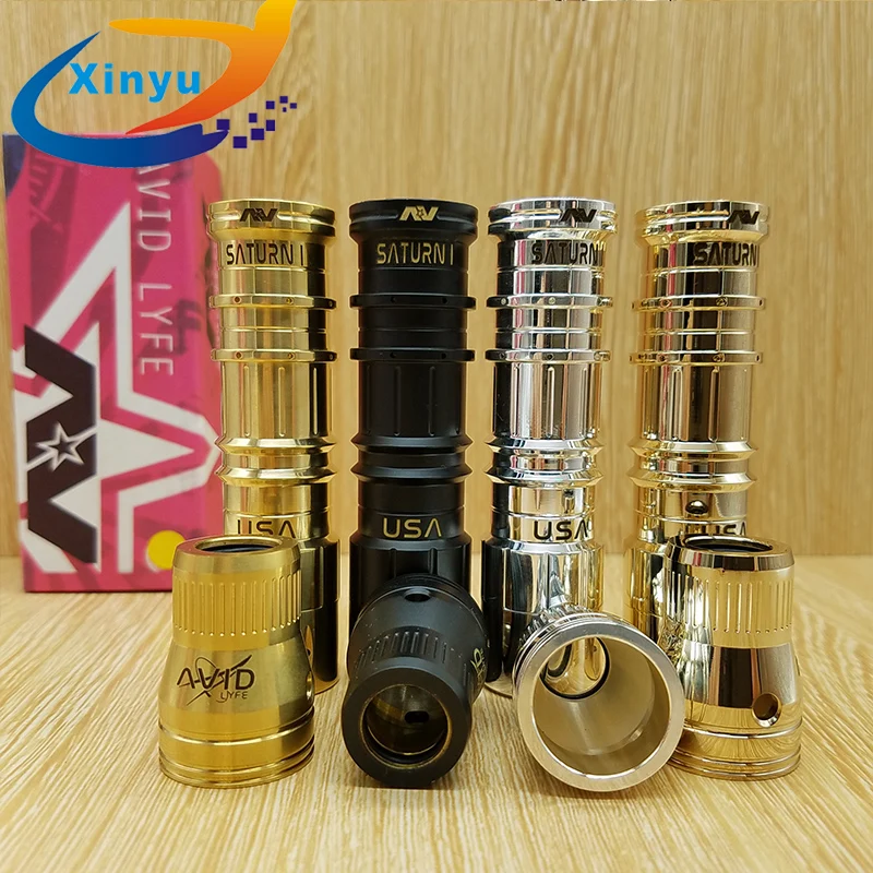 Av Saturn Mod Kit 18650 Аккумуляторный механический мод диаметр 24 мм латунный испаритель с