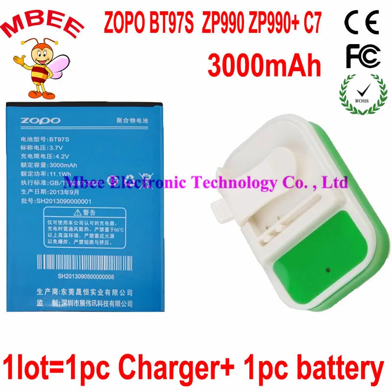

1 лот = 1 шт. настольное зарядное устройство + 1 шт. оригинальное зарядное устройство BT97S ZOPO C7 ZP990 ZP990 + Аккумулятор Bateria Batterij Аккумулятор AKKU PIL