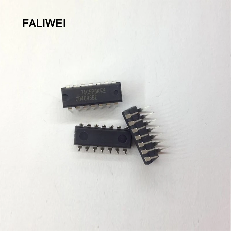 20pcs/lot CD4093BE CD4093 4093 DIP-14 IC good quality | Integrated Circuits