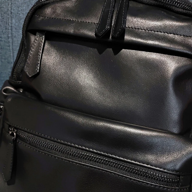 Mochilas Mujer женский рюкзак из натуральной кожи Новая модная женская черная школьная Сумка молодежная сумка через плечо дорожные рюкзаки