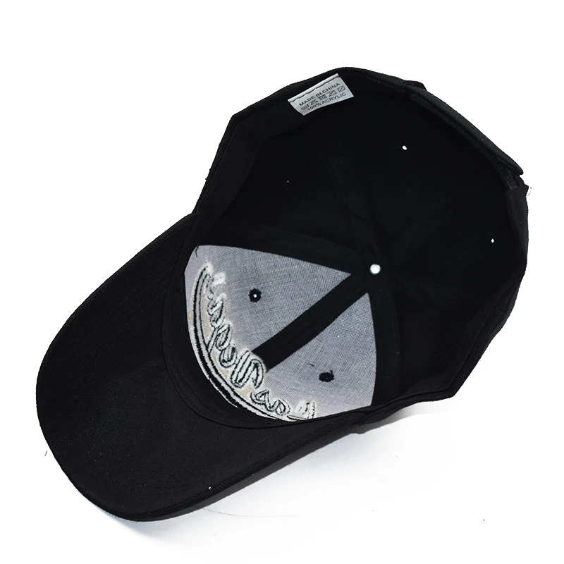 LADUNDI Черная кепка Los Angeles New York бейсбольная Кепка Snapback Casquette головные уборы