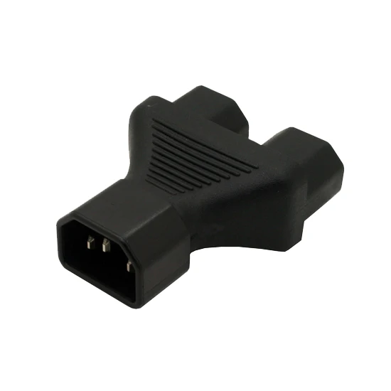IEC 320 C14 Male to 2xC13 Female Y spliter adapter TO TWO C13 Dual C13|adapter|adapter female |
