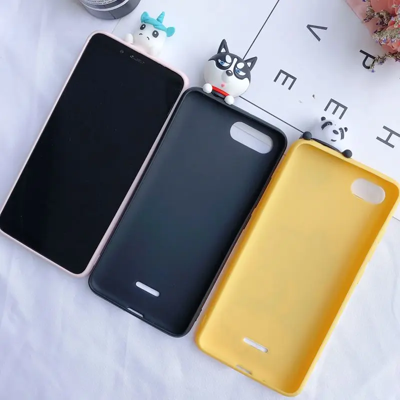 5A 6A 4X etui Xiaomi Redmi 6A 5A S2 4X чехол Kawaii 3D Медведь Единорог на для Xiaomi Redmi 5 Plus Note 4 4x 5a Prime чехол Capa