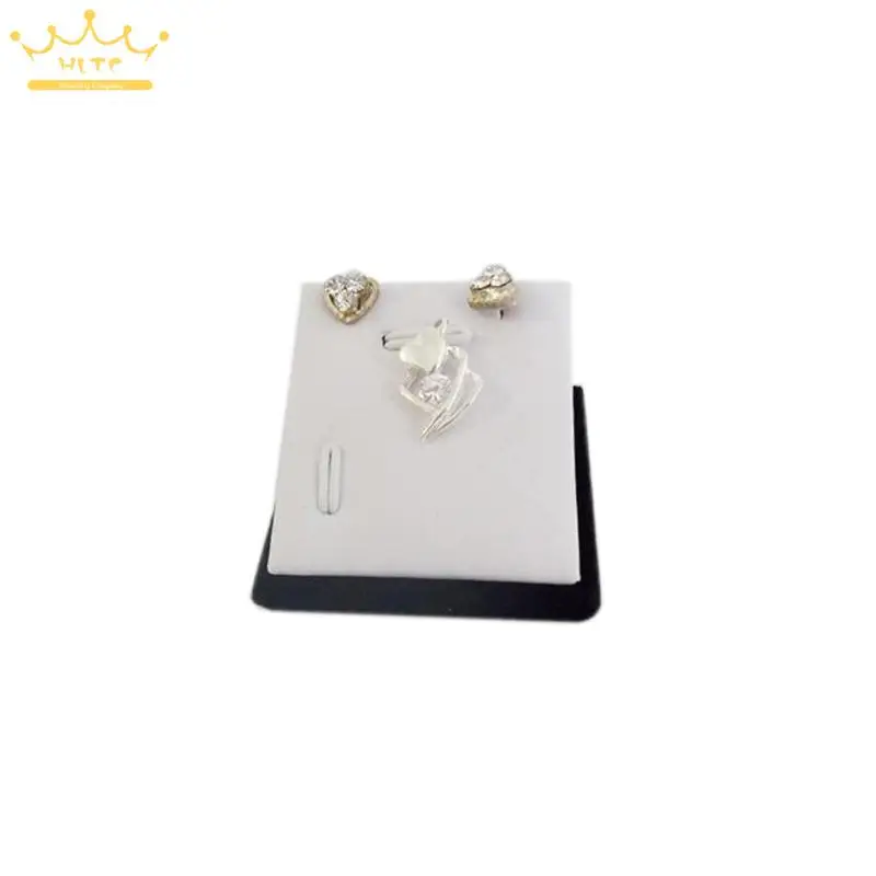 

Free shipping 3 pcs/lot pendant and earring display stand white jewelry display silver Show holder