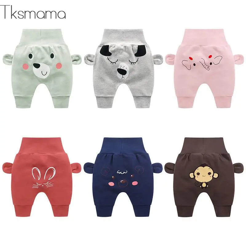 

Детские брюки, повседневные штаны с мультяшным рисунком для мальчиков и девочек на весну и осень, 2019