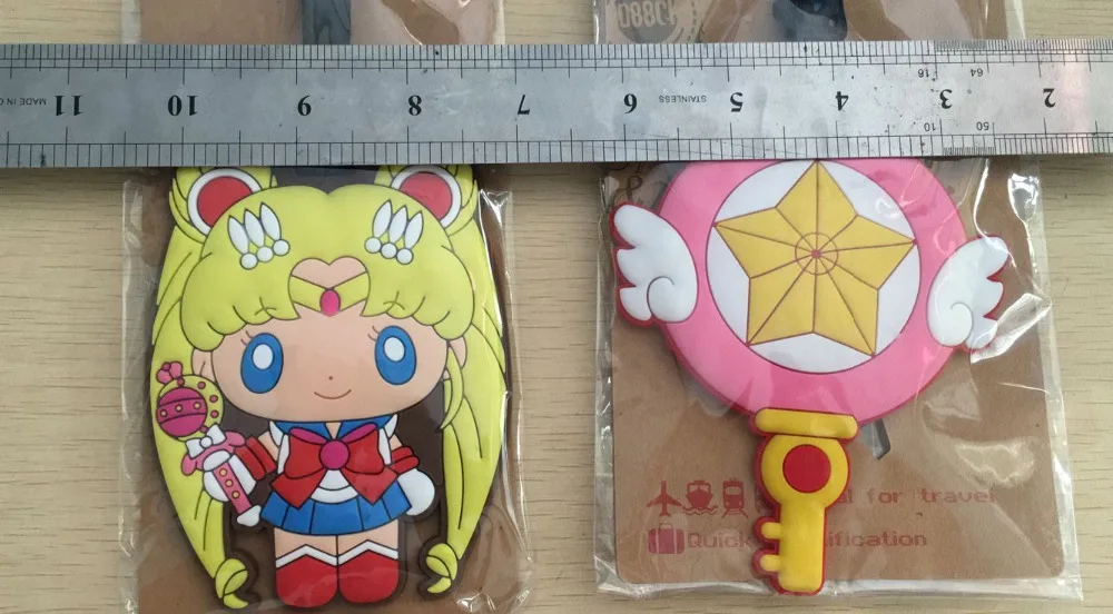 Волшебная палочка Sailor Moon ПВХ багажная этикетка|Шутки и розыгрыши| |