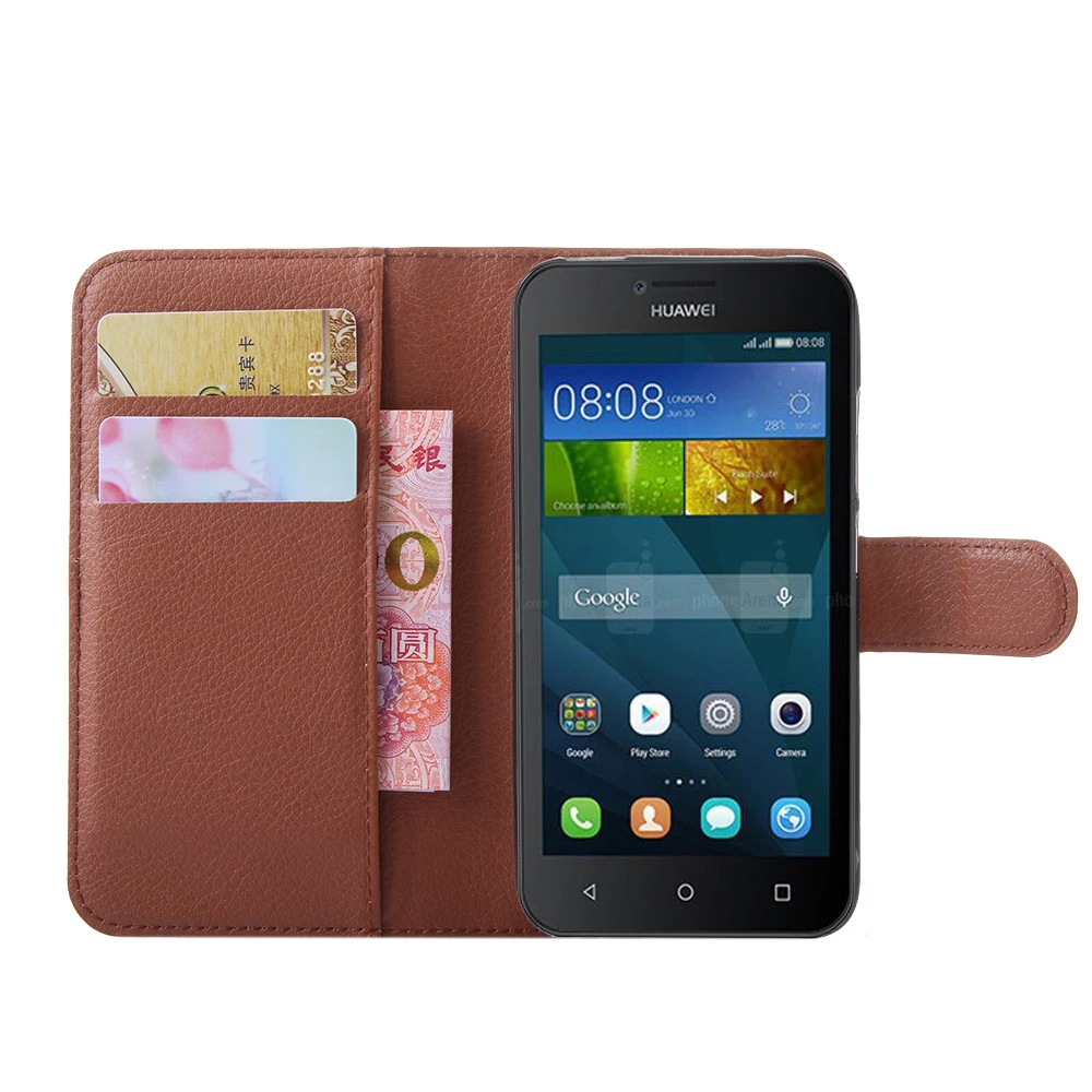 Чехлы для телефонов Huawei Y560 Y5 L01 Стильный чехол портмоне из искусственной кожи с