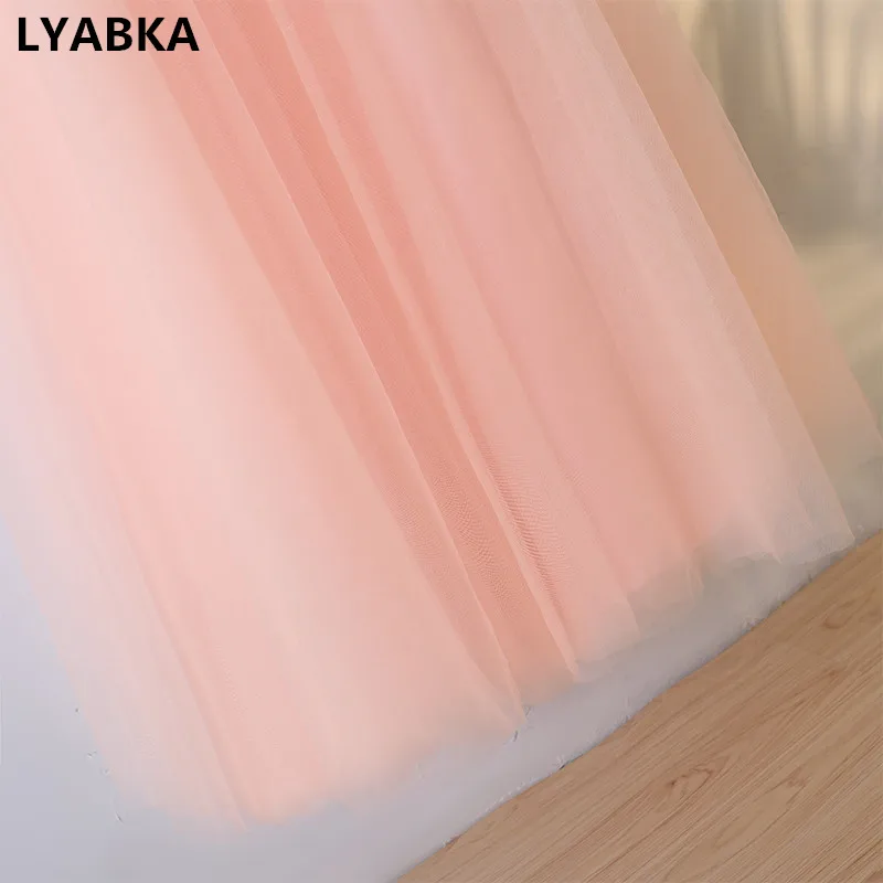 Scoop Neck Evening Dress Robe De Soiree Tulle With Appliques Dresses Short Sleeve Real Photo 2019 Vestido Festa | Свадьбы и