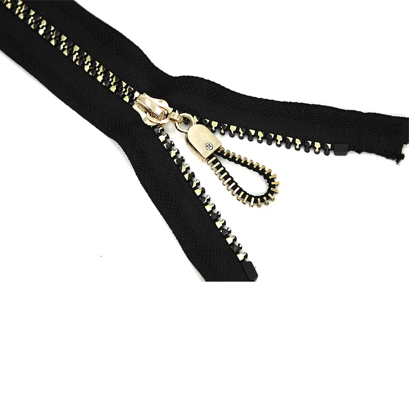 2 шт. много 5 # 80 см Пластик молнии Open End розовое золото зубов silder черный robbinh цинк