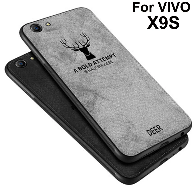 

ДЛЯ VIVO X9S чехол мягкий чехол для телефона для vivo X9 S чехлы Защита задняя крышка vivoX9S ткань + ТПУ чехол для телефона для VIVO X 9 S оболочка