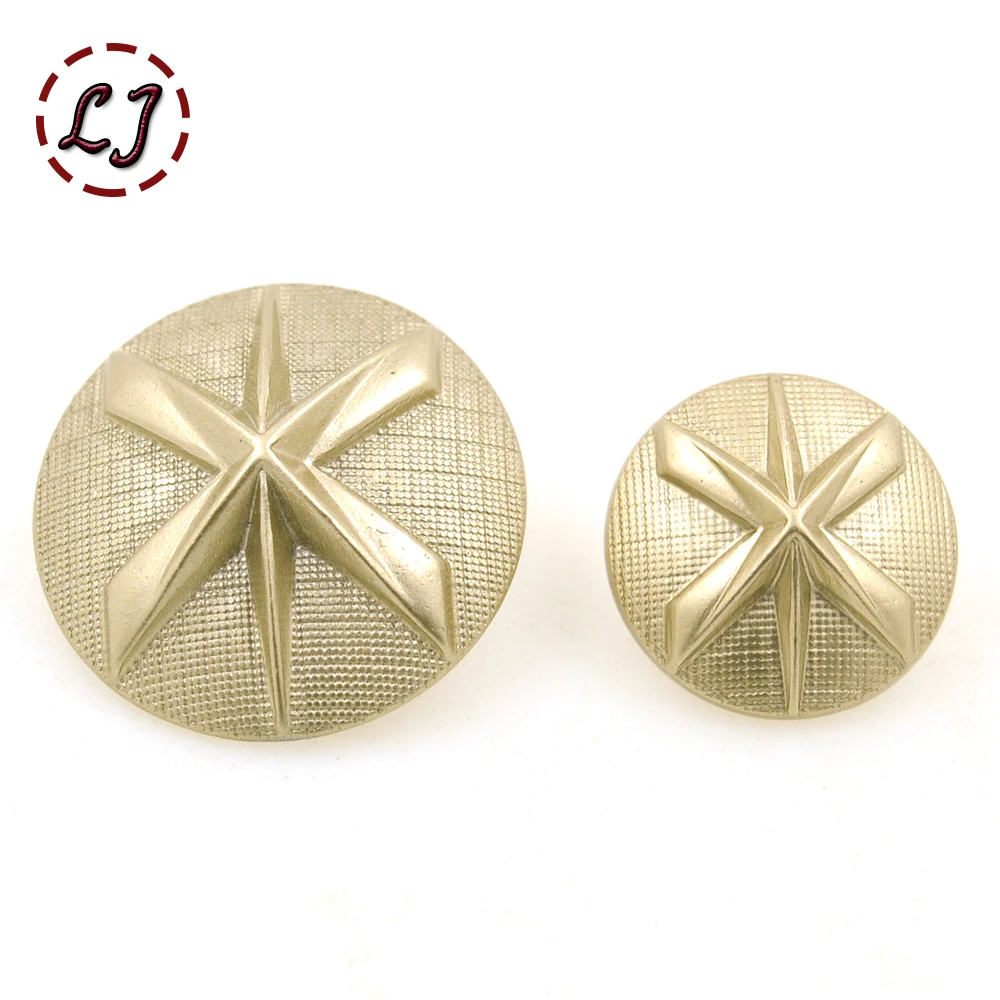 Новая декоративная пуговица высококачественные матовые золотые армейские