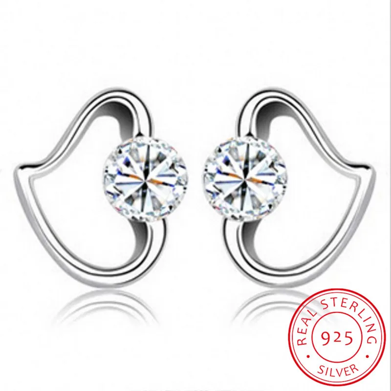 Женские серьги гвоздики из серебра 100% пробы|Серьги-гвоздики| |