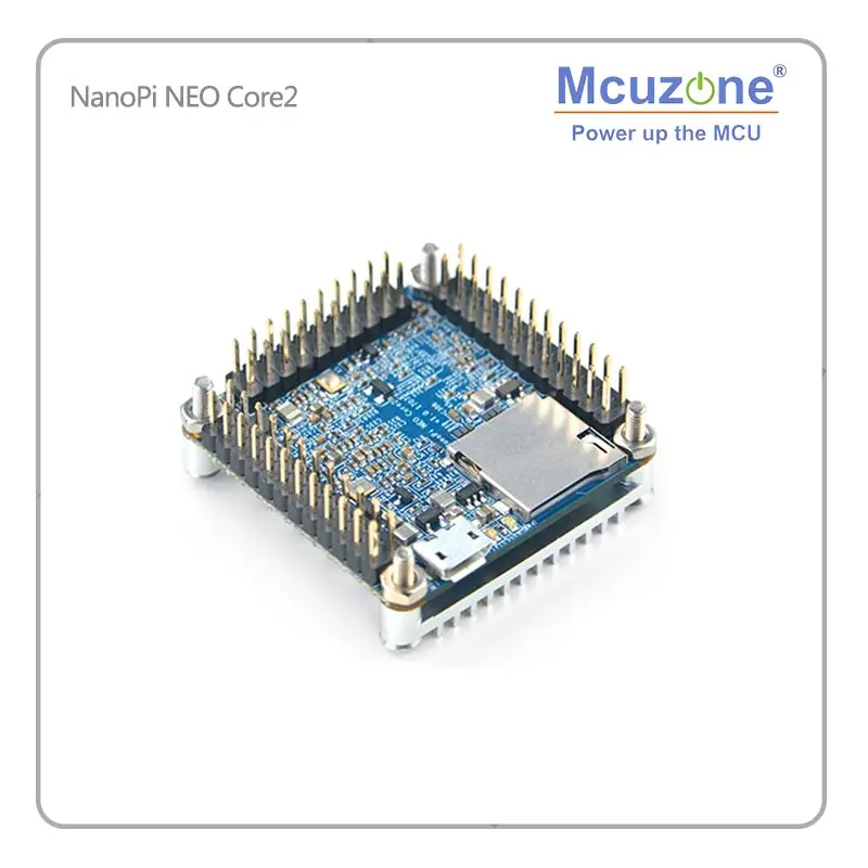 NanoPi NEO Core2 512MB DDR3 RAM Allwinner H5 четырехъядерный 64 разрядный процессор Cortex A53 8GB eMMC u boot