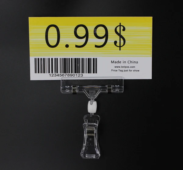 50 шт. поп магазин Акция ценник Знак Фото Клип держатель цена карта зажим знак