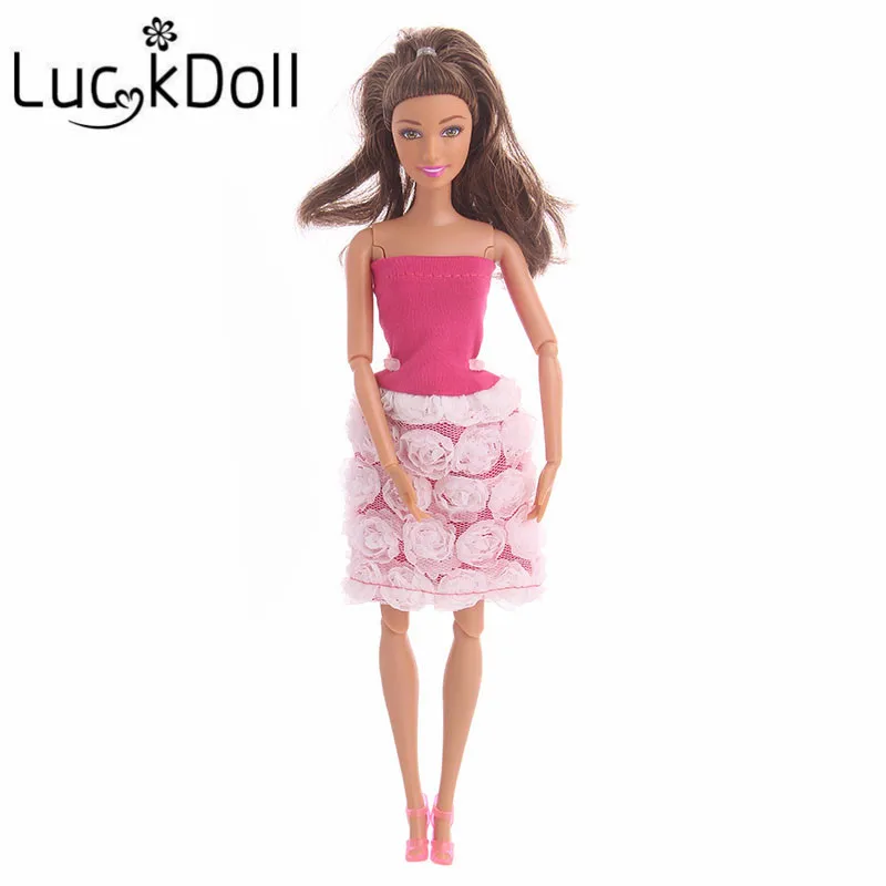 Модная Милая и красивая юбка LUCKDOLL аксессуары для кукол ручной работы подходит размером 11 8 дюйма детские