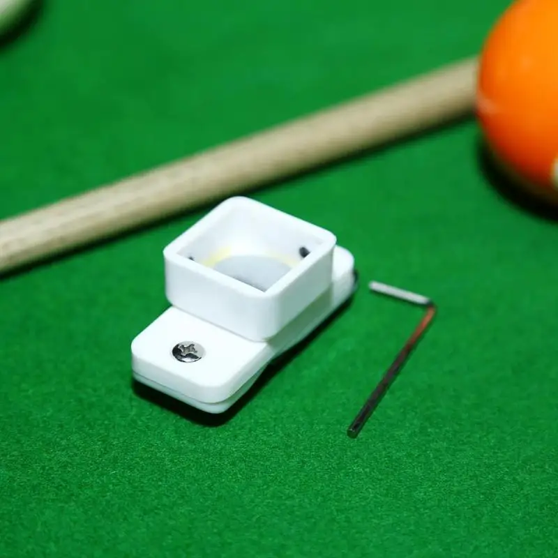 Magnetic Snooker Pool Cue Chalk Holder with Belt Clip Snooker Magnetic Belt Clip Chalk Holder Billiard Accessories Hot Sale