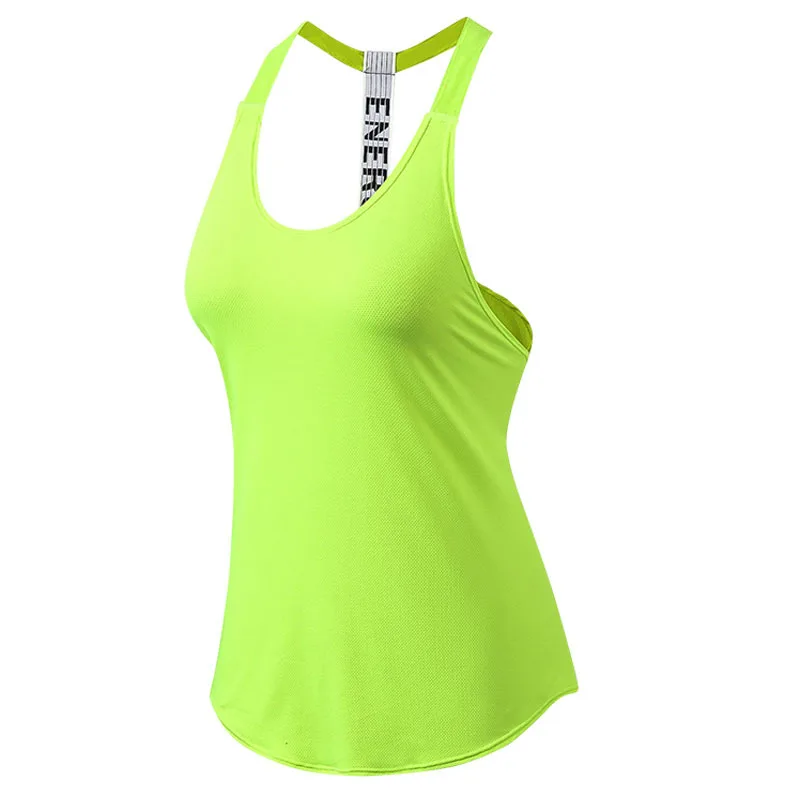 Женские сексуальные Raceback Безрукавки для женщин Activewear Йога укороченный Топы корректирующие тренировок жилет Йога Active Run Топы корректирующие Tee - Цвет: Green