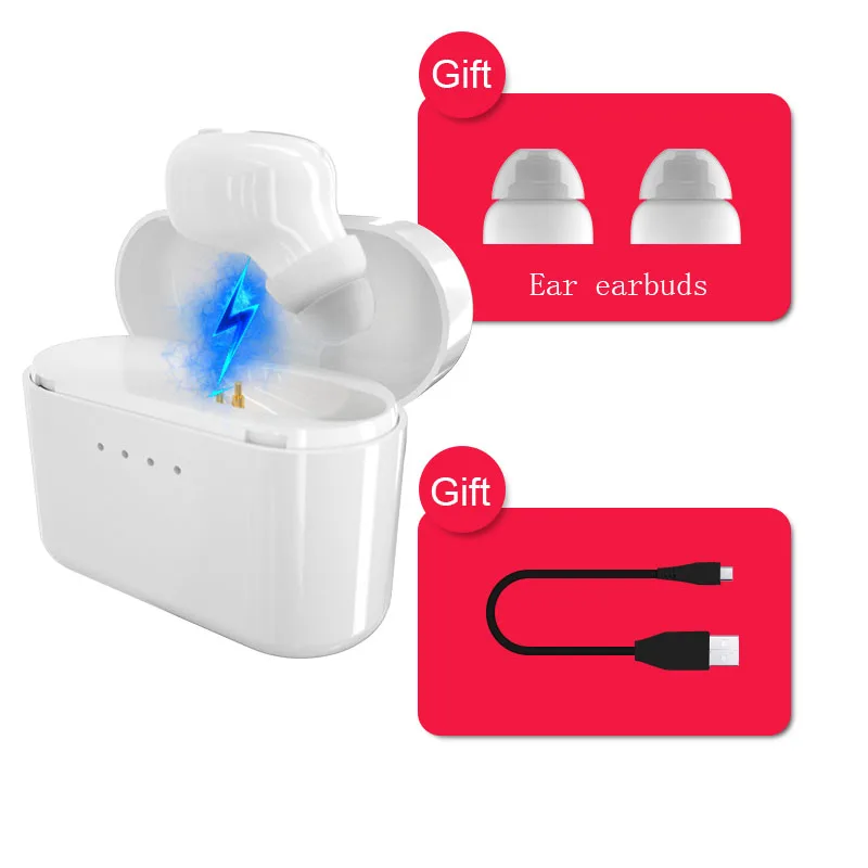 White Z3 HIFI мини Bluetooth наушники с микрофоном, беспроводная гарнитура, музыкальные наушники, Bluetooth 4,2, шумоподавление с зарядным устройством - Цвет: White